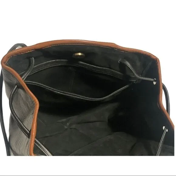 Jo Ann Page Marina Black Leather Purse! - Picture 8 of 9
